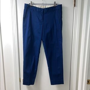 J. Crew Women's Vibrant Blue Cropped Pants